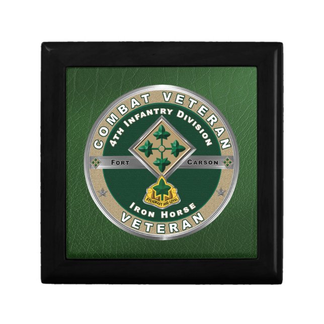 4th Infantry Division  Veteran Gift Box (Front)