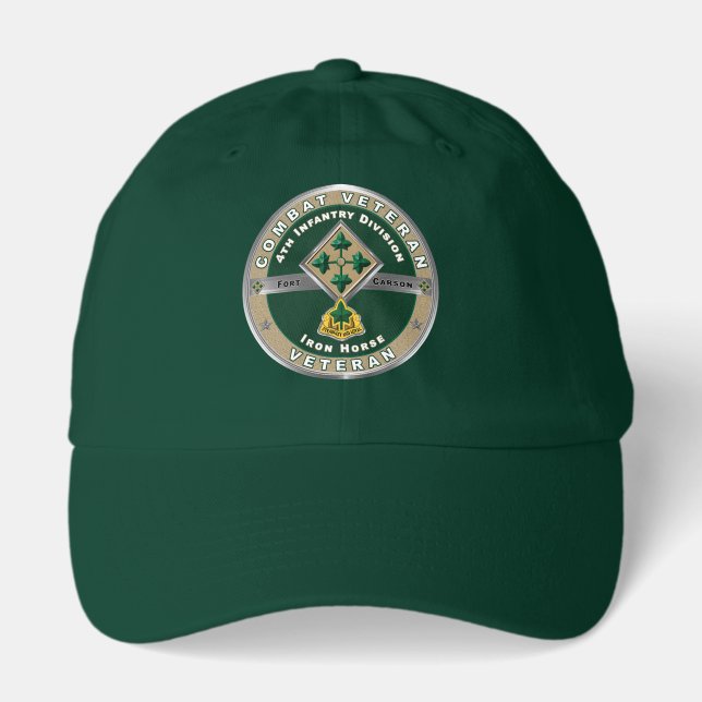 4th Infantry Division Veteran Hat (Front)