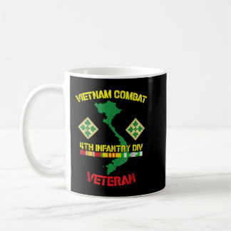 4th Infantry Division - Vietnam Combat Veteran Coffee Mug