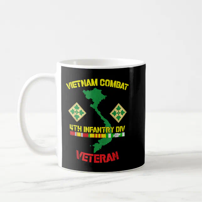 4th Infantry Division - Vietnam Combat Veteran Coffee Mug