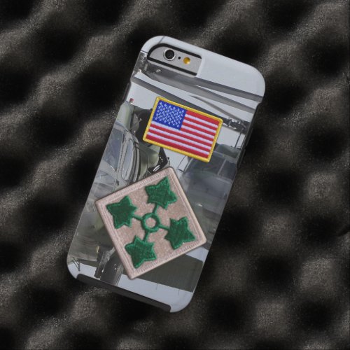 4th Infantry Division Vietnam Nam War patch Tough iPhone 6 Case