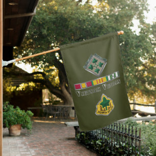 4th Infantry Division Vietnam Veteran House Flag