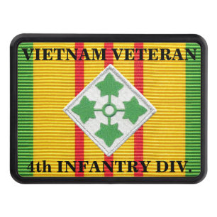 4th Infantry Division VSM Ribbon Hitch Cover