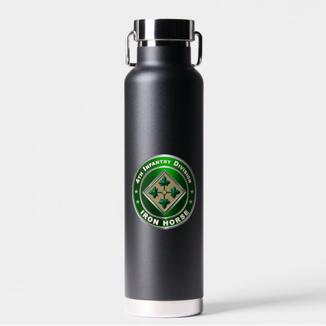 4th Infantry Division  Water Bottle (Front)