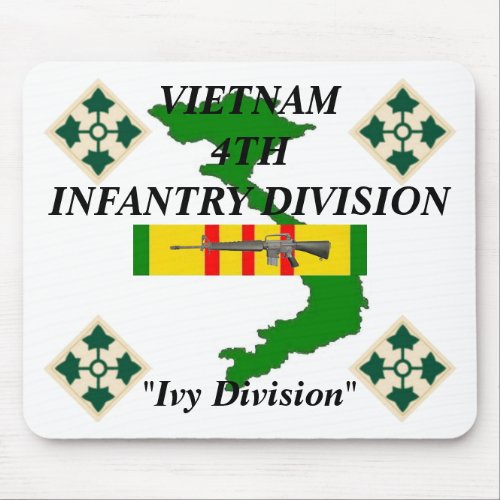 4th Infantry Vietnam Mousepad