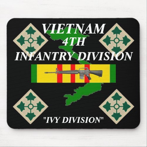 4th Infantry Vietnam Mousepad 2b