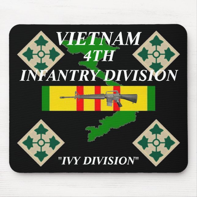4th Infantry Vietnam Mousepad 2/b (Front)