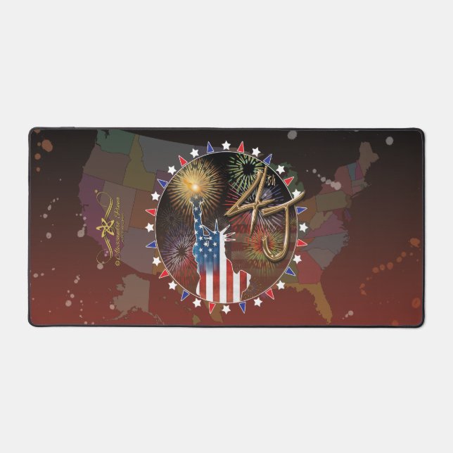 4th J Desk Mat (Front)