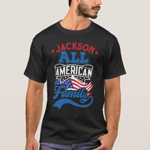 4th july All american family patriotic matching T_Shirt