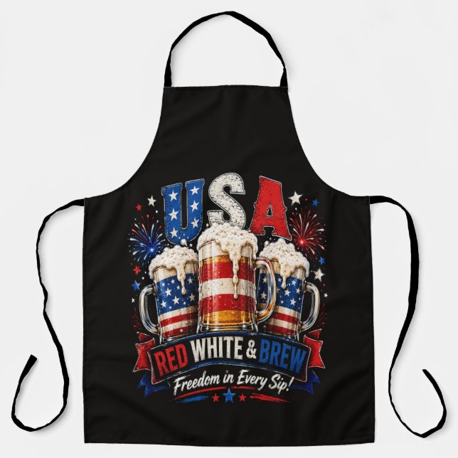 4th july america 250th apron (Front)