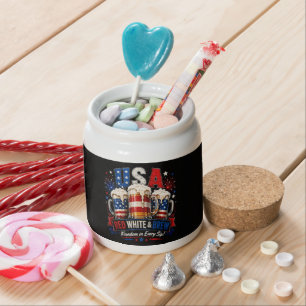 4th july america 250th candy jar