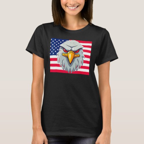 4th July American Pride American Eagle Symbol Of F T_Shirt