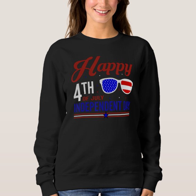 4th july apparel USA american flag 4th of july for Sweatshirt (Front)