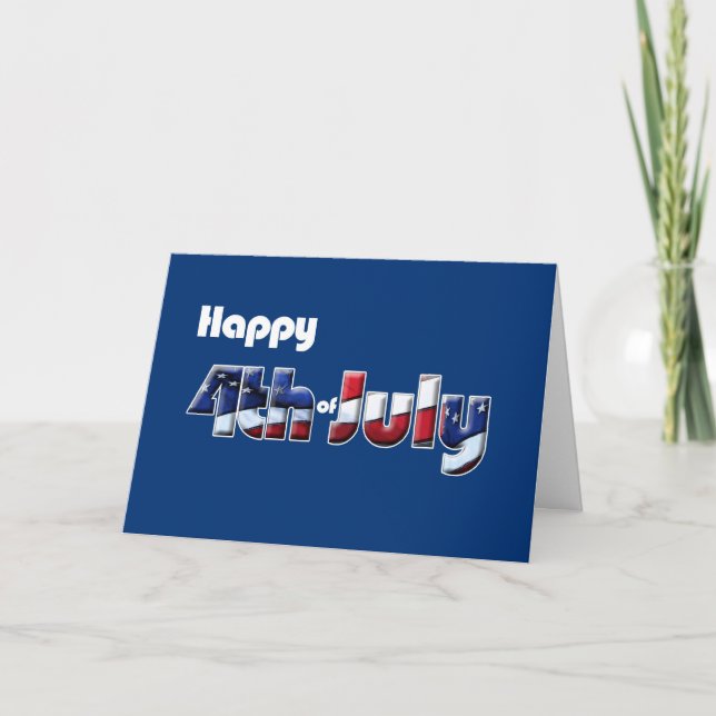 4th July card Patriotic humor (Front)