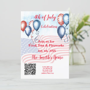 4th July Celebration Invitation