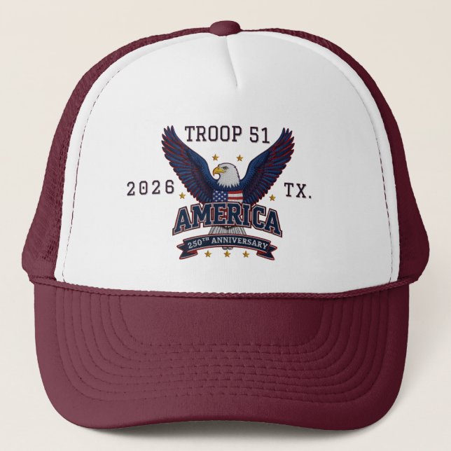 4th July Group Promo Custom Hat (Front)