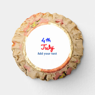 4th july independence day add your text name photo reese's peanut butter cups