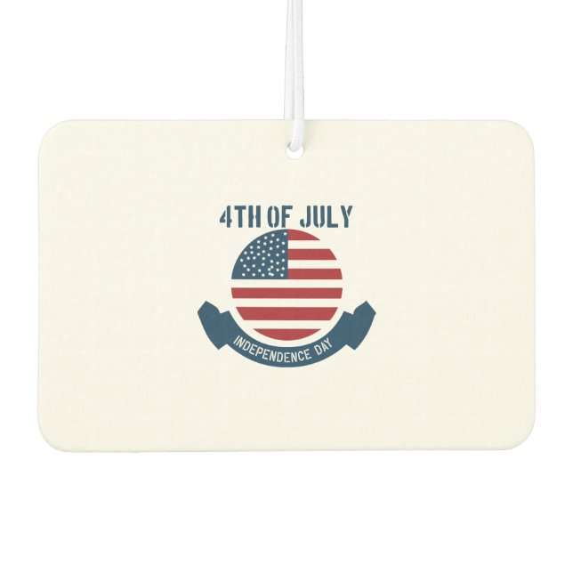 4th july Independence Day Air Freshener (Front)