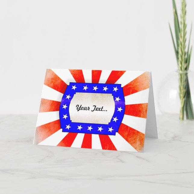 4th July Independence Day Card (Front)