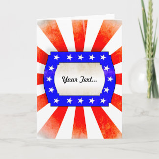 4th July Independence Day Card