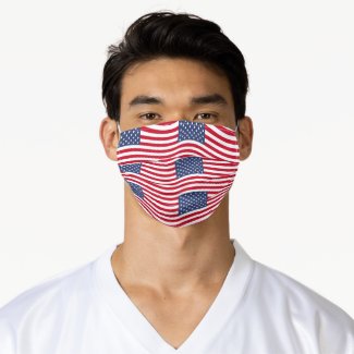4th July Independence Day party American theme Adult Cloth Face Mask