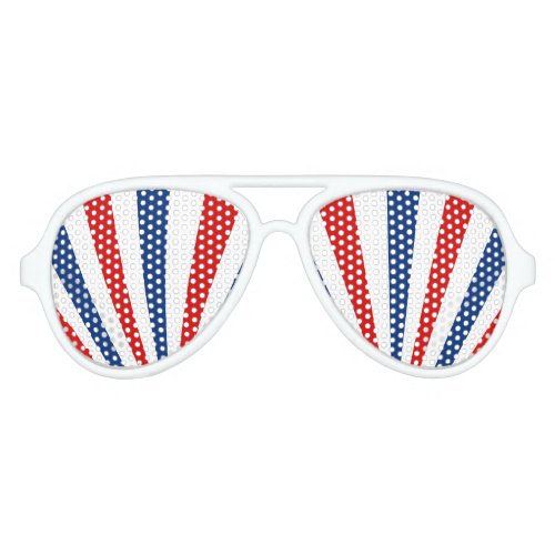 4th July Independence Day Party Aviator Sunglasses