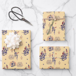 4th July Independence Wrapping Paper Sheets
