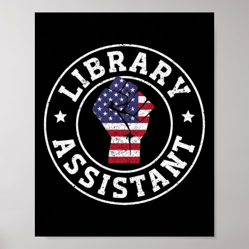 4th July Library Istant  Poster