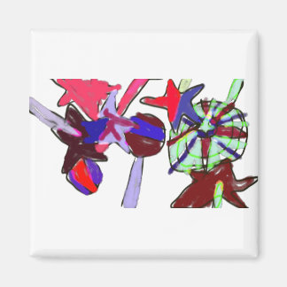 4th July Lollipops Magnet