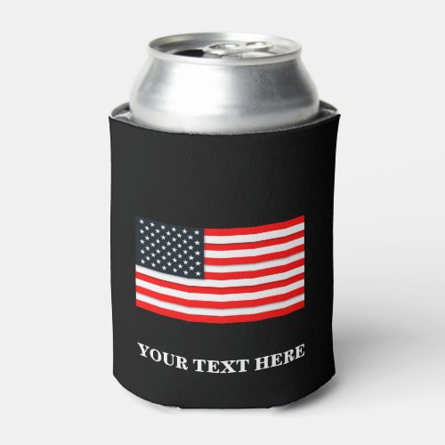 4th July Patriotic American flag Can Cooler