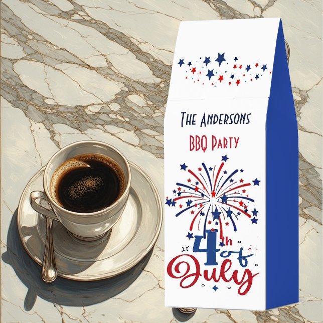 4th July Patriotic BBQ Party Fireworks Family Name Roasted Coffee (4th July Patriotic BBQ Party Fireworks Family Name Roasted Coffee)
