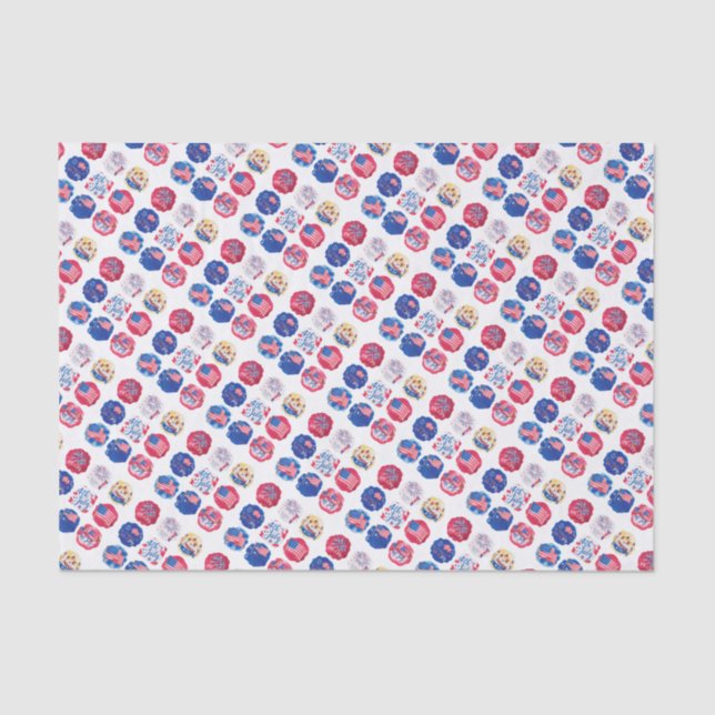 4th July picnic!  Tissue Paper (Front)