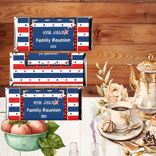 4th July Proud American Patriotic Family Union Fun Hershey Bar Favors