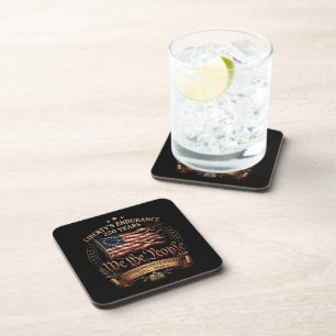 4th July Semiquincentennial 1776-2026 Beverage Coaster