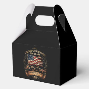 4th July Semiquincentennial 1776-2026 Favor Boxes