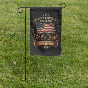 4th July Semiquincentennial 1776-2026 Garden Flag