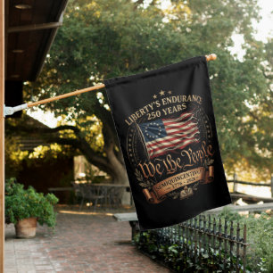 4th July Semiquincentennial 1776-2026 House Flag