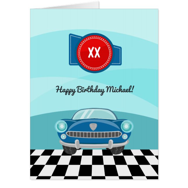 4th July Sock Hop Card (Front)