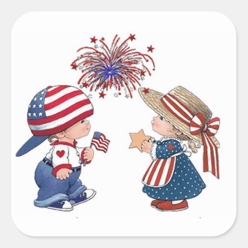 4TH July stickers