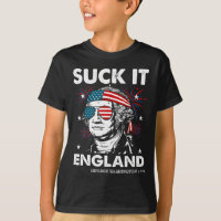 4th July Suck-it England Shirt Funny George-washin