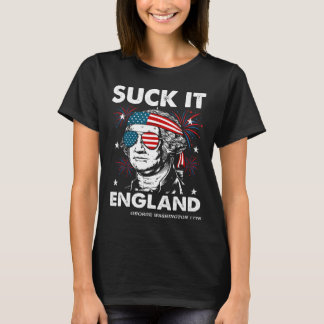 4th July Suck-it England Shirt Funny George-washin