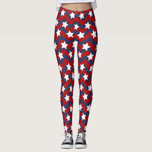 4th July USA Independence Day White Stars Blue Red