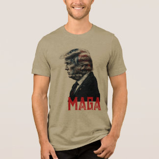 4th MAGA T-Shirt Tri-Blend Shirt