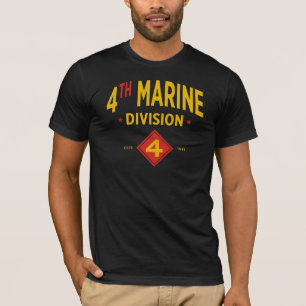 4th Marine Division "Fighting Fourth" T-Shirt