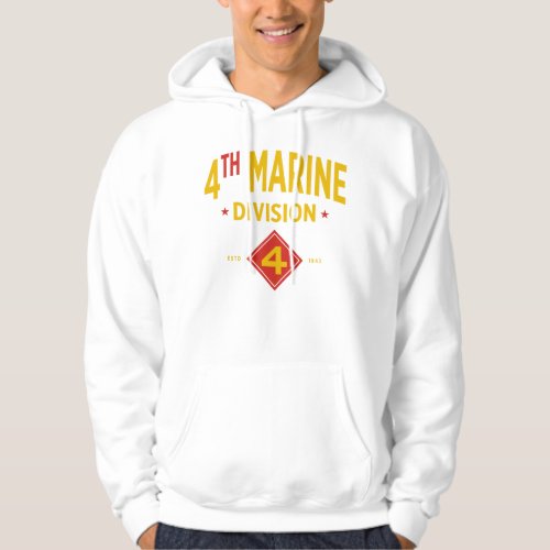 4th Marine Division United States Military Hoodie