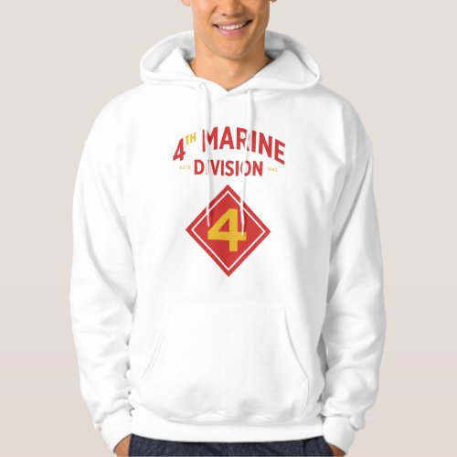 4th Marine Division United States Military Hoodie