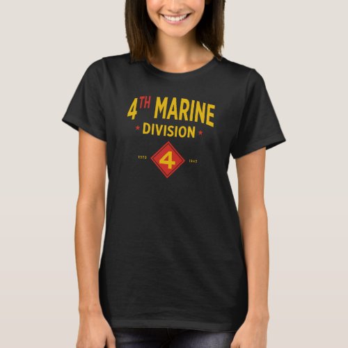 4th Marine Division United States Military Women T_Shirt