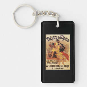 4th Masked Ball at Theatre de l'Opera Keychain