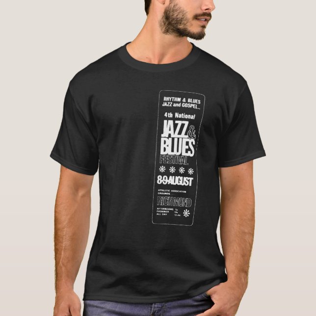 4th National Jazz Blues Festival T-Shirt (Front)