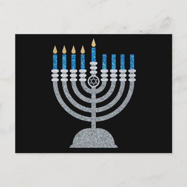 Hanukkah Glitzer-Konfetti - 50 Stück In Menorah-Form, Bunt, Für Tischdekoration & Partys
